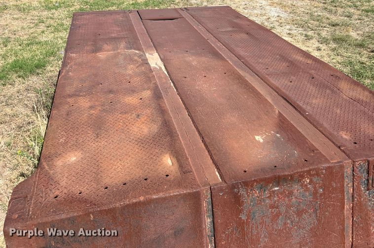image for item DS2455 1978 Rogers  lowboy equipment trailer