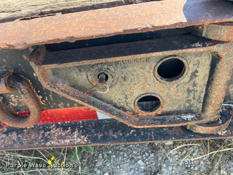 image for item DS2455 1978 Rogers  lowboy equipment trailer
