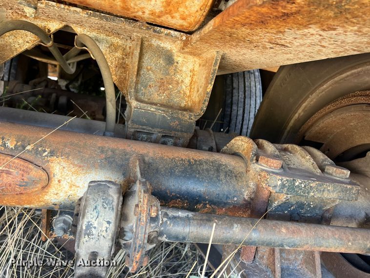 image for item DS2455 1978 Rogers  lowboy equipment trailer