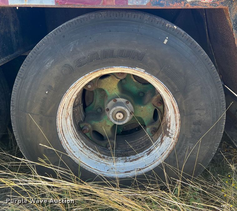 image for item DS2455 1978 Rogers  lowboy equipment trailer