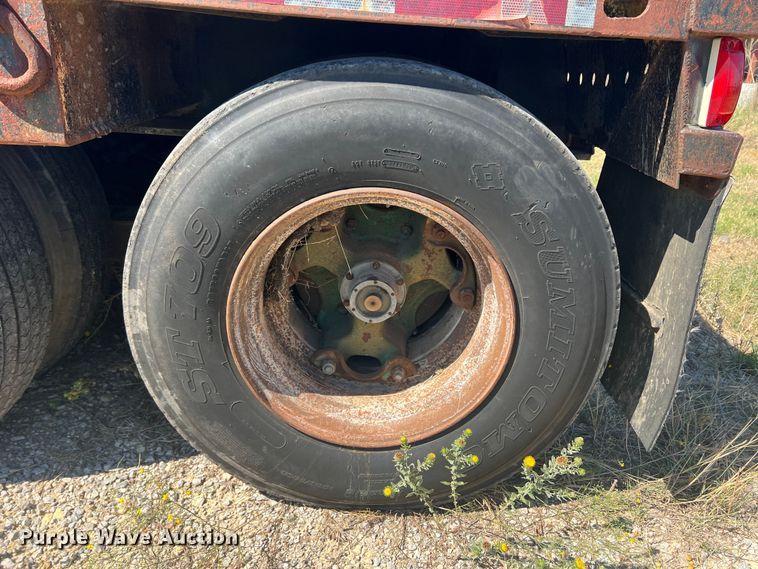 image for item DS2455 1978 Rogers  lowboy equipment trailer