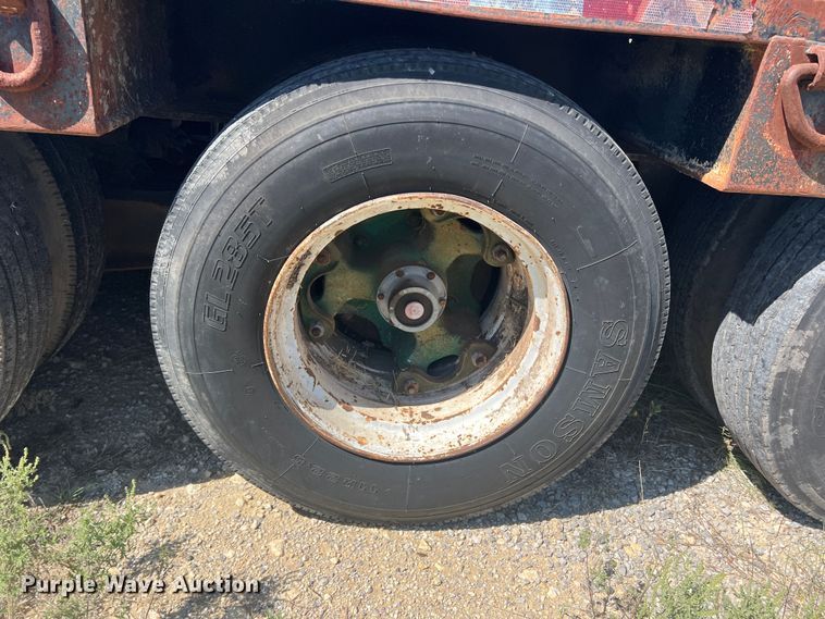 image for item DS2455 1978 Rogers  lowboy equipment trailer