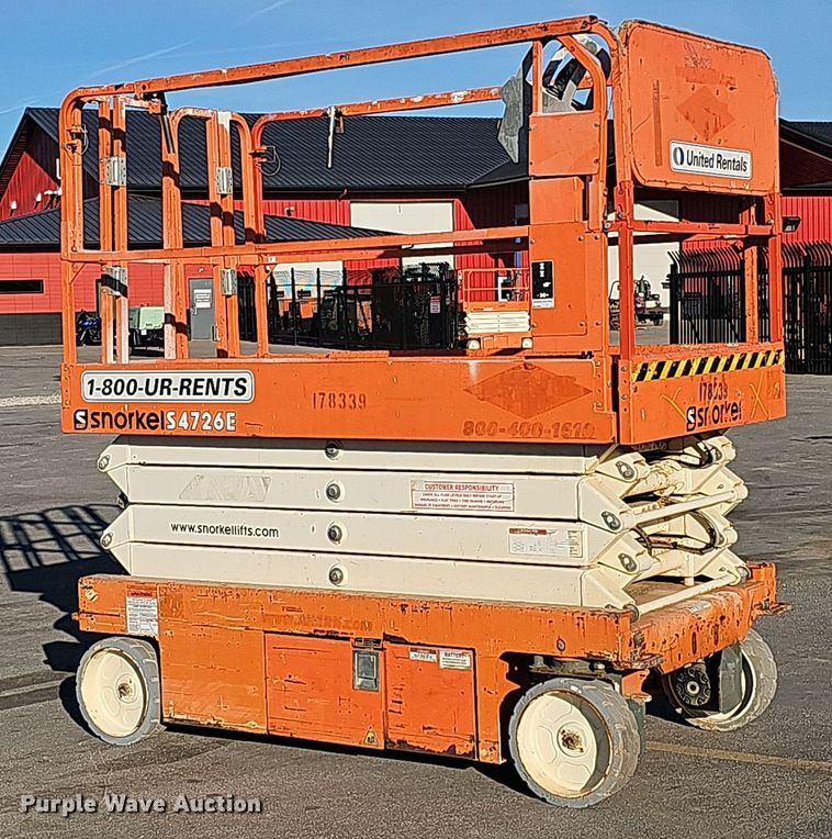 image for item DS5720 2016 Snorkel S4726E  scissor lift