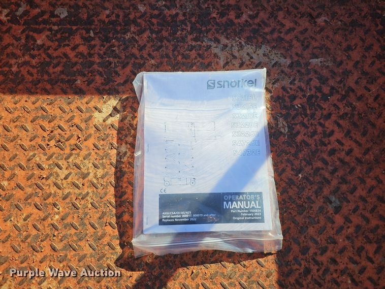 image for item DS5720 2016 Snorkel S4726E  scissor lift