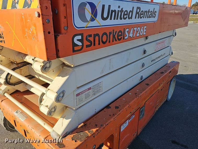 image for item DS5720 2016 Snorkel S4726E  scissor lift