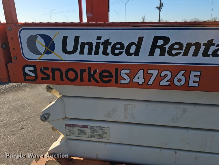 image for item DS5720 2016 Snorkel S4726E  scissor lift