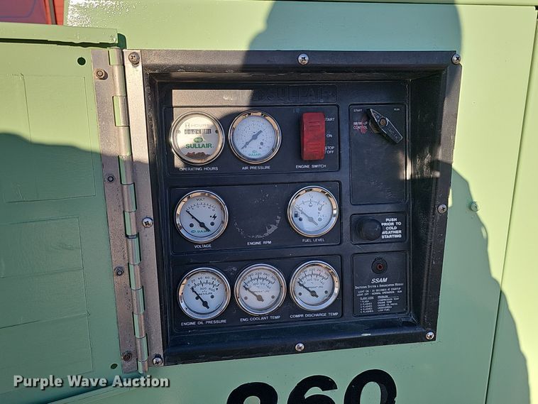 image for item DS5722 Sullair 260 JD  air compressor