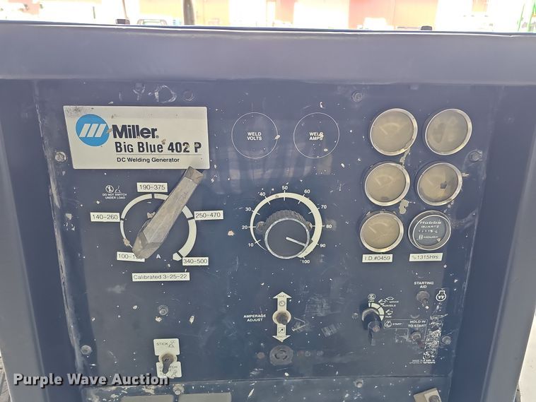 image for item DS5723 Miller Big Blue 402P  welder/generator