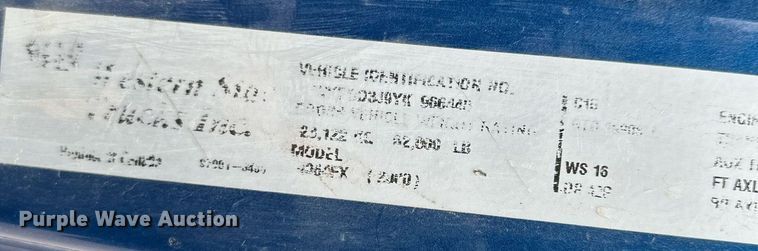 image for item DW2764 2000 Westernstar 4900  dump truck