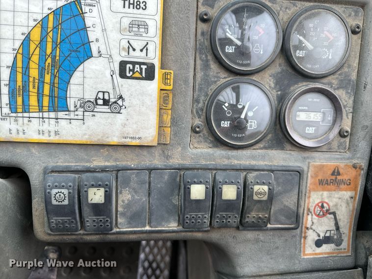 image for item DW2899 2003 Caterpillar TH83  telehandler
