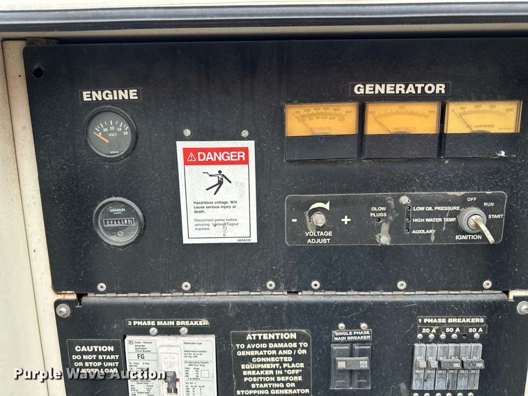 image for item DW2900 Terex Gen-pac T25  generator