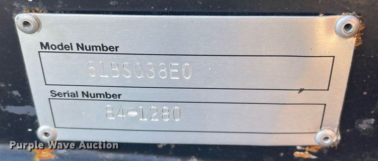 image for item GG9789 Loftness 61BS038E0  skid steer mulcher