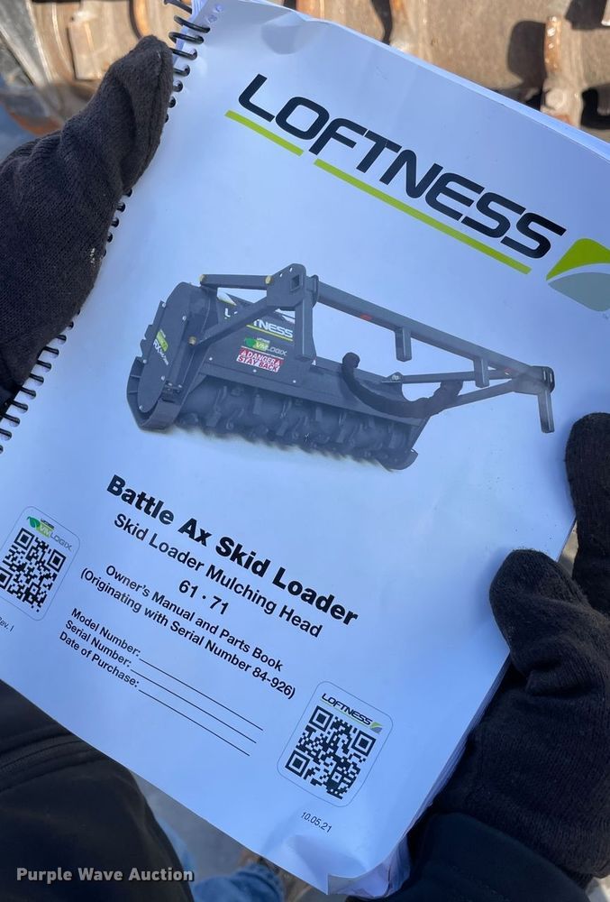 image for item GG9789 Loftness 61BS038E0  skid steer mulcher