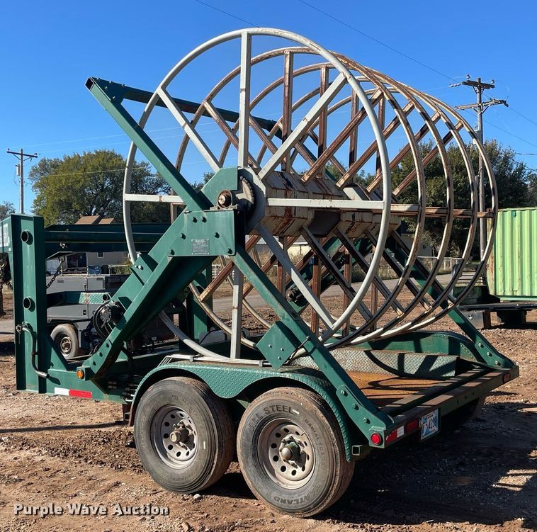 image for item GG9799 2015 Midland Carrier LF-2640  reel trailer