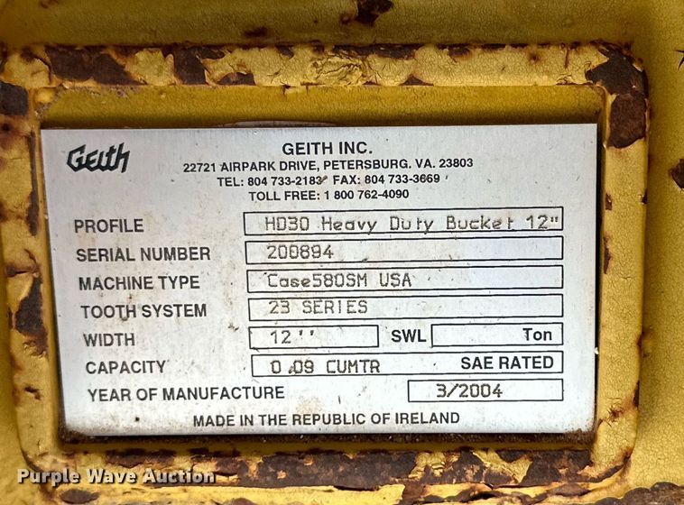 image for item IB9251 12" W bucket