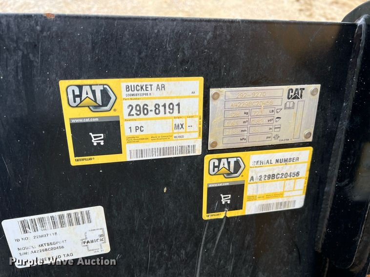 image for item II9203 2023 Caterpillar 289D3  tracked skid steer loader