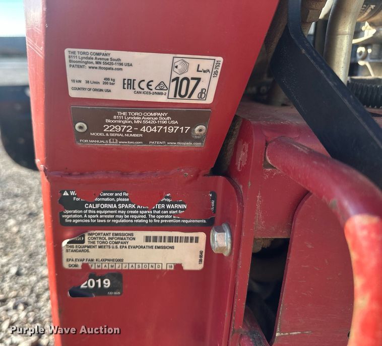 image for item IU9066 Toro TRX16  trencher