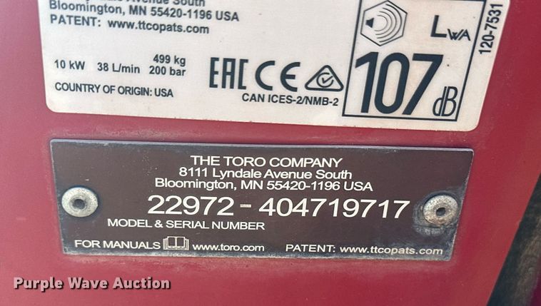 image for item IU9066 Toro TRX16  trencher