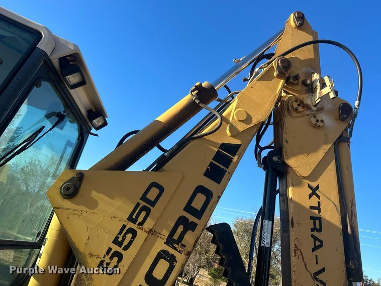 image for item IU9092 1993 Ford New Holland 555D  backhoe