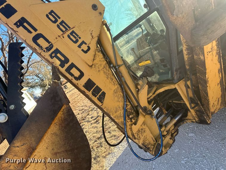 image for item IU9092 1993 Ford New Holland 555D  backhoe