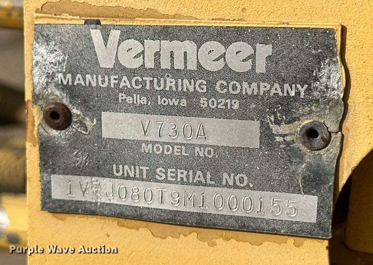 image for item IU9097 Vermeer V430A  trencher
