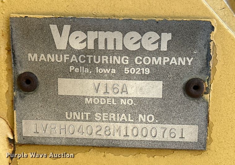 image for item IU9097 Vermeer V430A  trencher