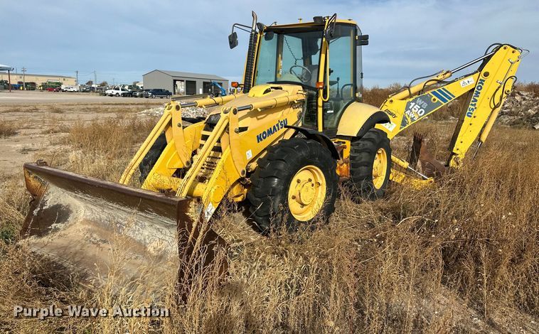 image for item IU9099 2003 Komatsu WB150AWS  backhoe