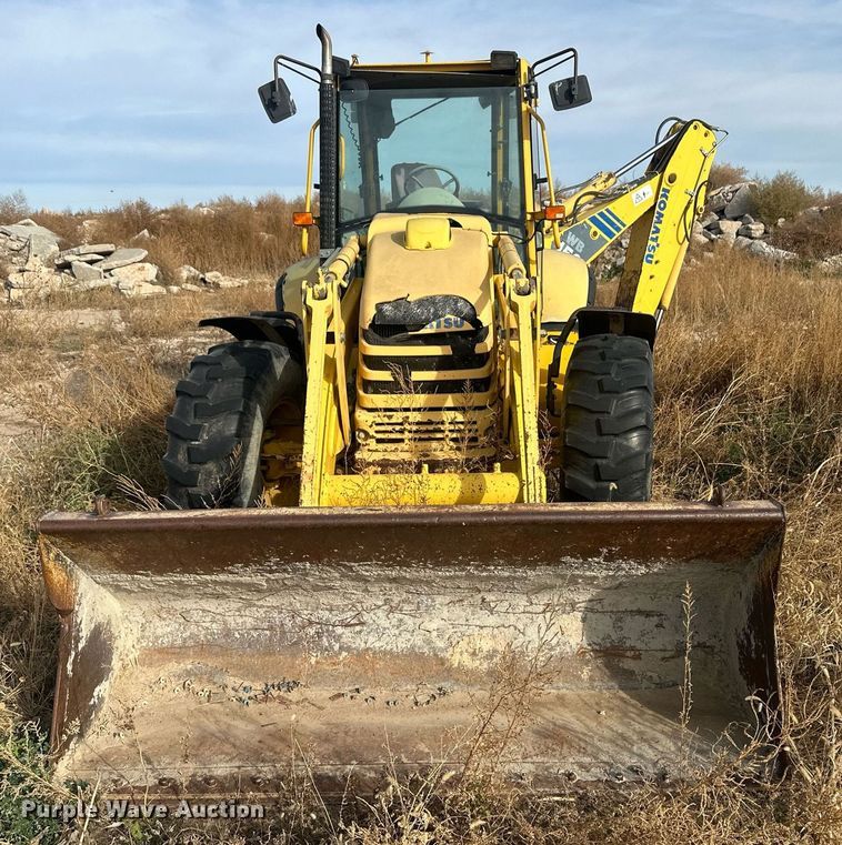 image for item IU9099 2003 Komatsu WB150AWS  backhoe