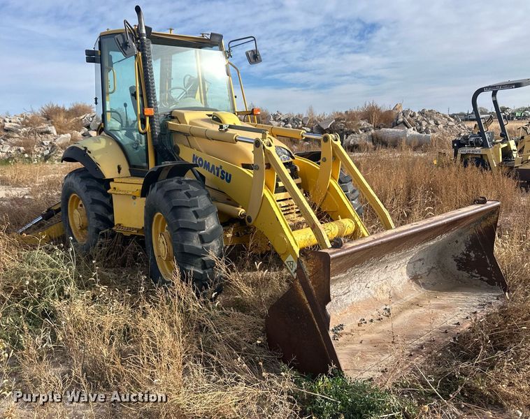 image for item IU9099 2003 Komatsu WB150AWS  backhoe