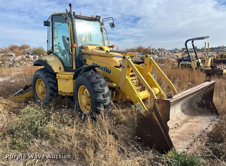 image for item IU9099 2003 Komatsu WB150AWS  backhoe