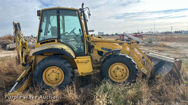 image for item IU9099 2003 Komatsu WB150AWS  backhoe