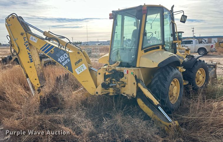 image for item IU9099 2003 Komatsu WB150AWS  backhoe