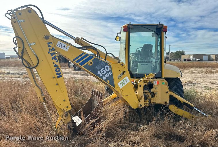 image for item IU9099 2003 Komatsu WB150AWS  backhoe