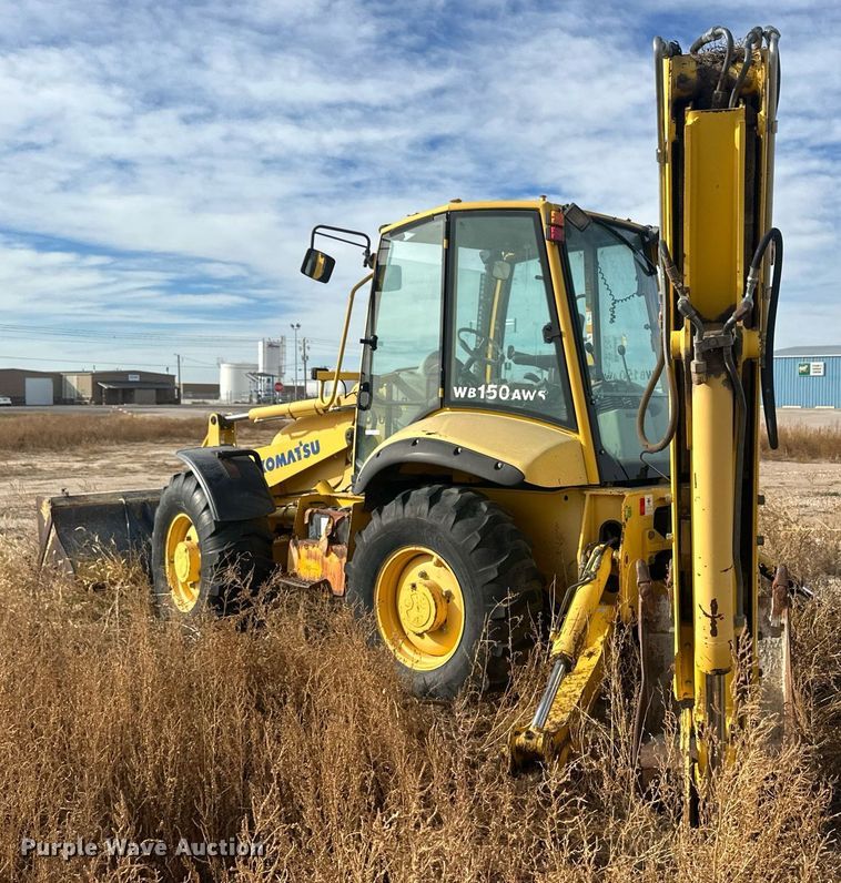image for item IU9099 2003 Komatsu WB150AWS  backhoe