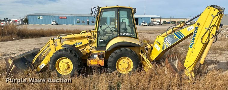 image for item IU9099 2003 Komatsu WB150AWS  backhoe