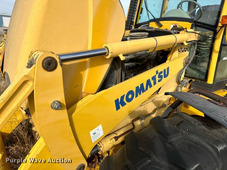 image for item IU9099 2003 Komatsu WB150AWS  backhoe