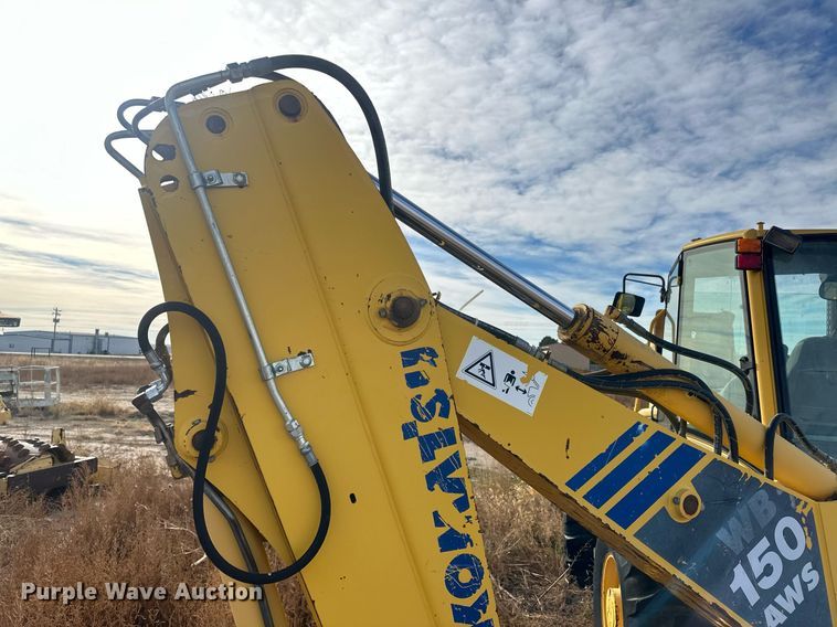 image for item IU9099 2003 Komatsu WB150AWS  backhoe