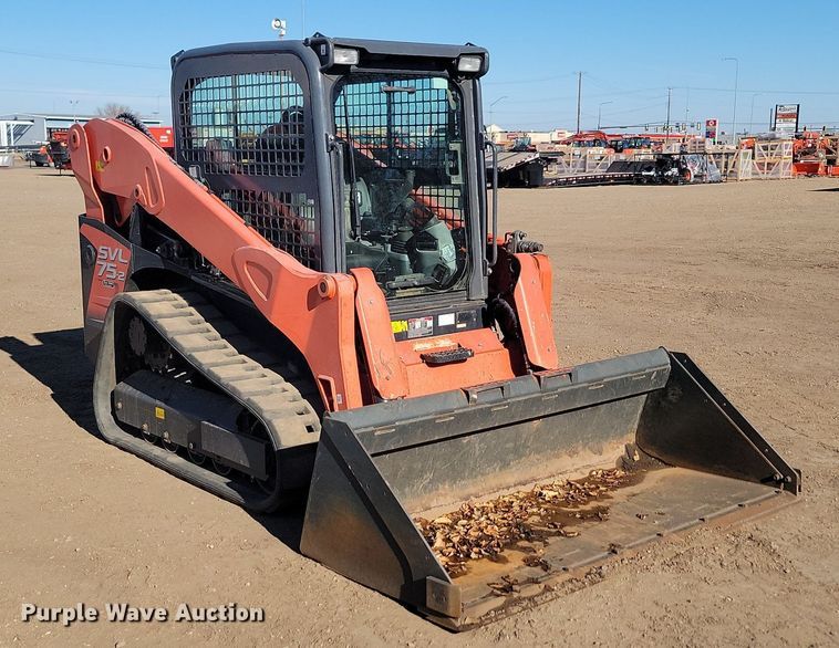 image for item JG9621 Kubota SVL 75-2  tracked skid steer loader