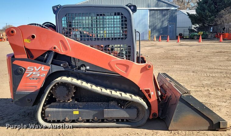 image for item JG9621 Kubota SVL 75-2  tracked skid steer loader