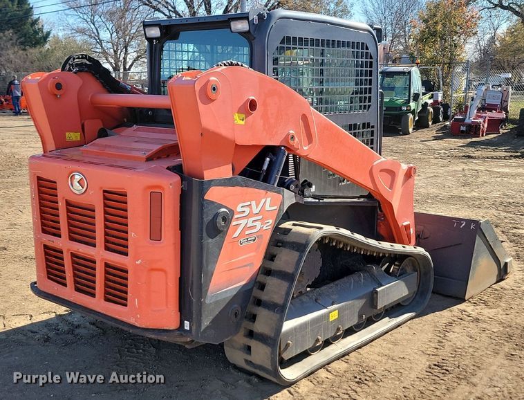 image for item JG9621 Kubota SVL 75-2  tracked skid steer loader