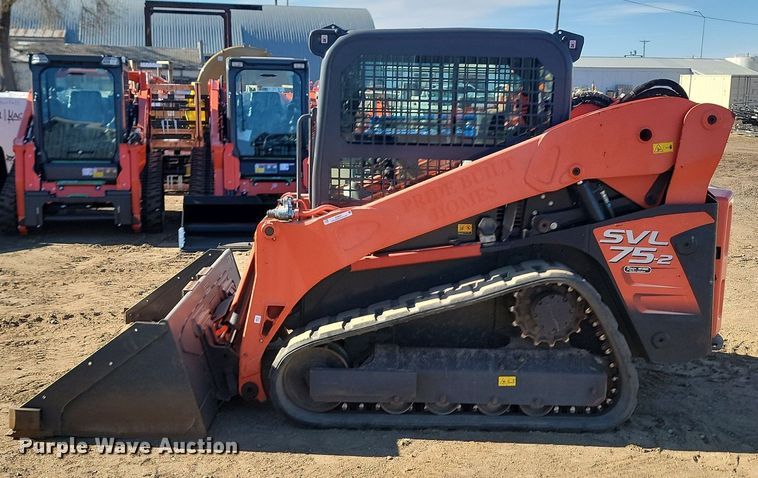 image for item JG9621 Kubota SVL 75-2  tracked skid steer loader