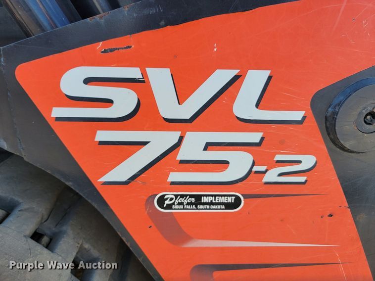 image for item JG9621 Kubota SVL 75-2  tracked skid steer loader