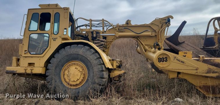 image for item JG9623 1983 Caterpillar 627B  conventional scraper