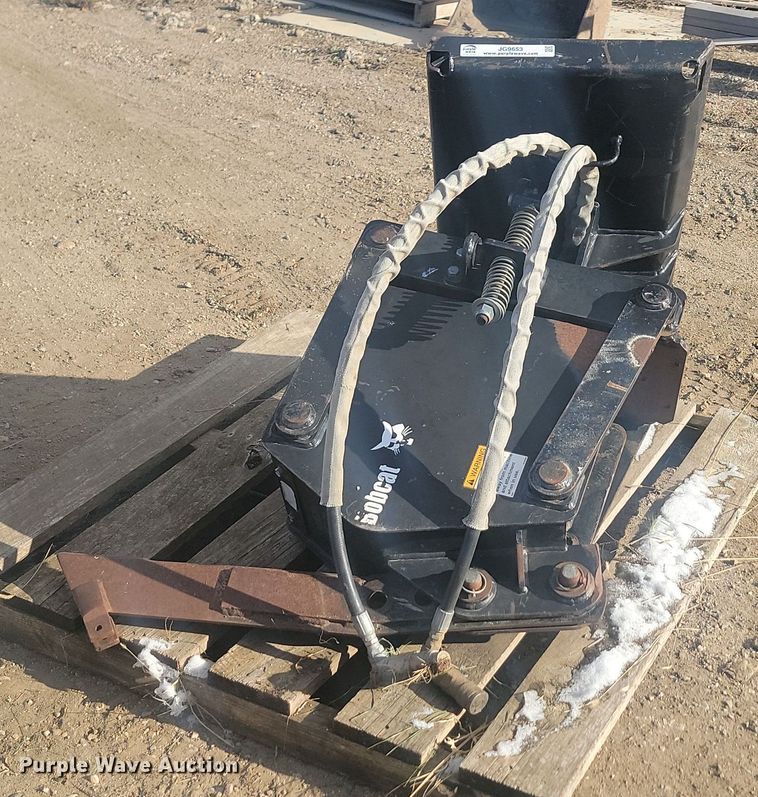 image for item JG9653 Bobcat  compact utility loader vibratory plow