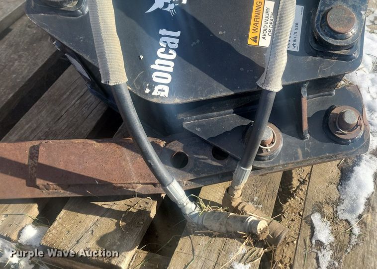 image for item JG9653 Bobcat  compact utility loader vibratory plow