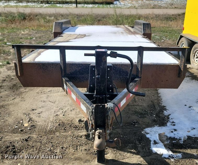 image for item JG9655 2021 H & W  tilt deck utility trailer