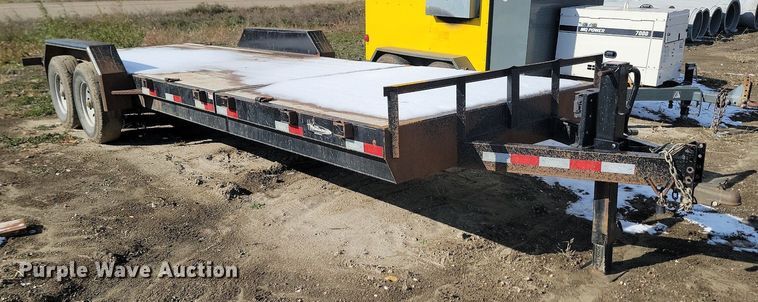 image for item JG9655 2021 H & W  tilt deck utility trailer