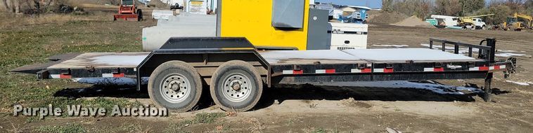 image for item JG9655 2021 H & W  tilt deck utility trailer