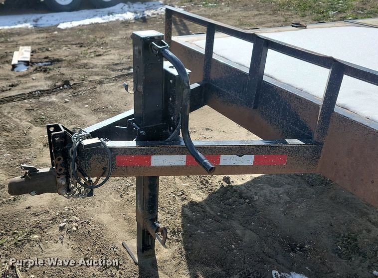 image for item JG9655 2021 H & W  tilt deck utility trailer