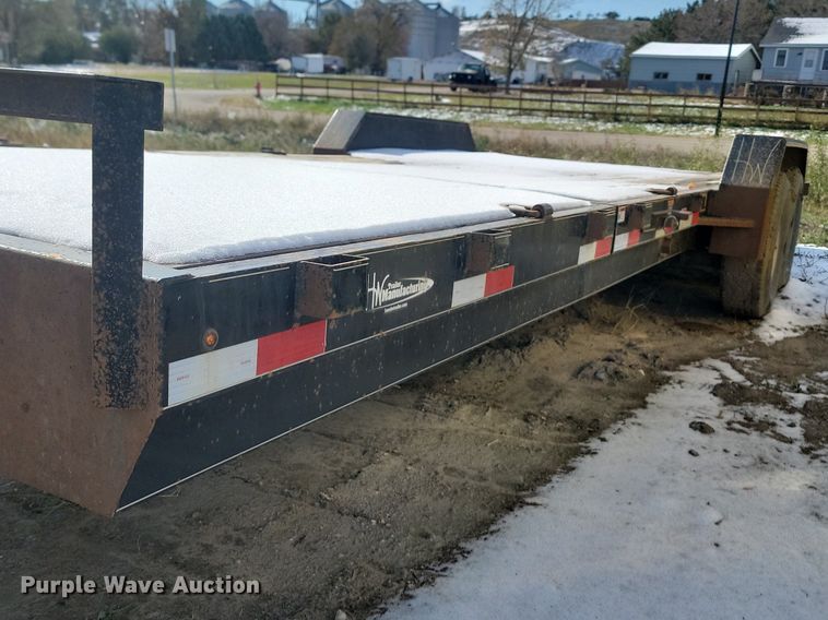 image for item JG9655 2021 H & W  tilt deck utility trailer
